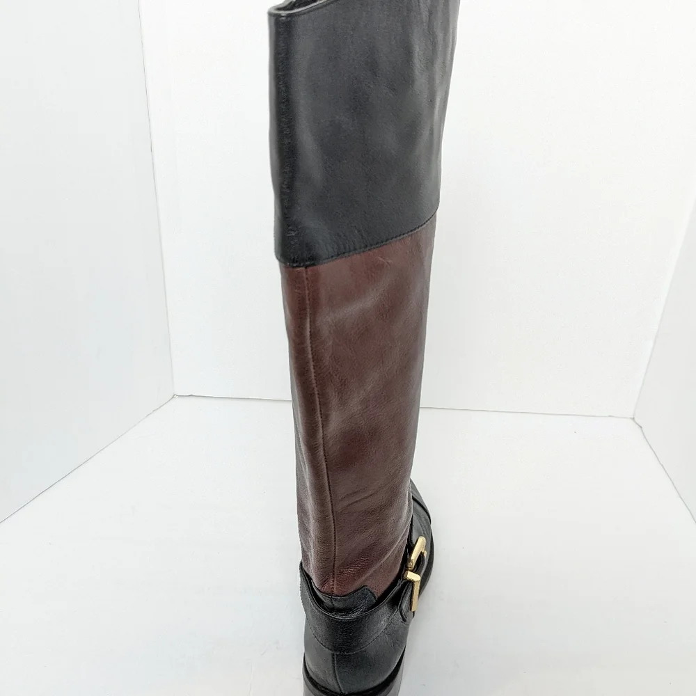 Vince Camuto two tone leather boots - Picture 12 of 16
